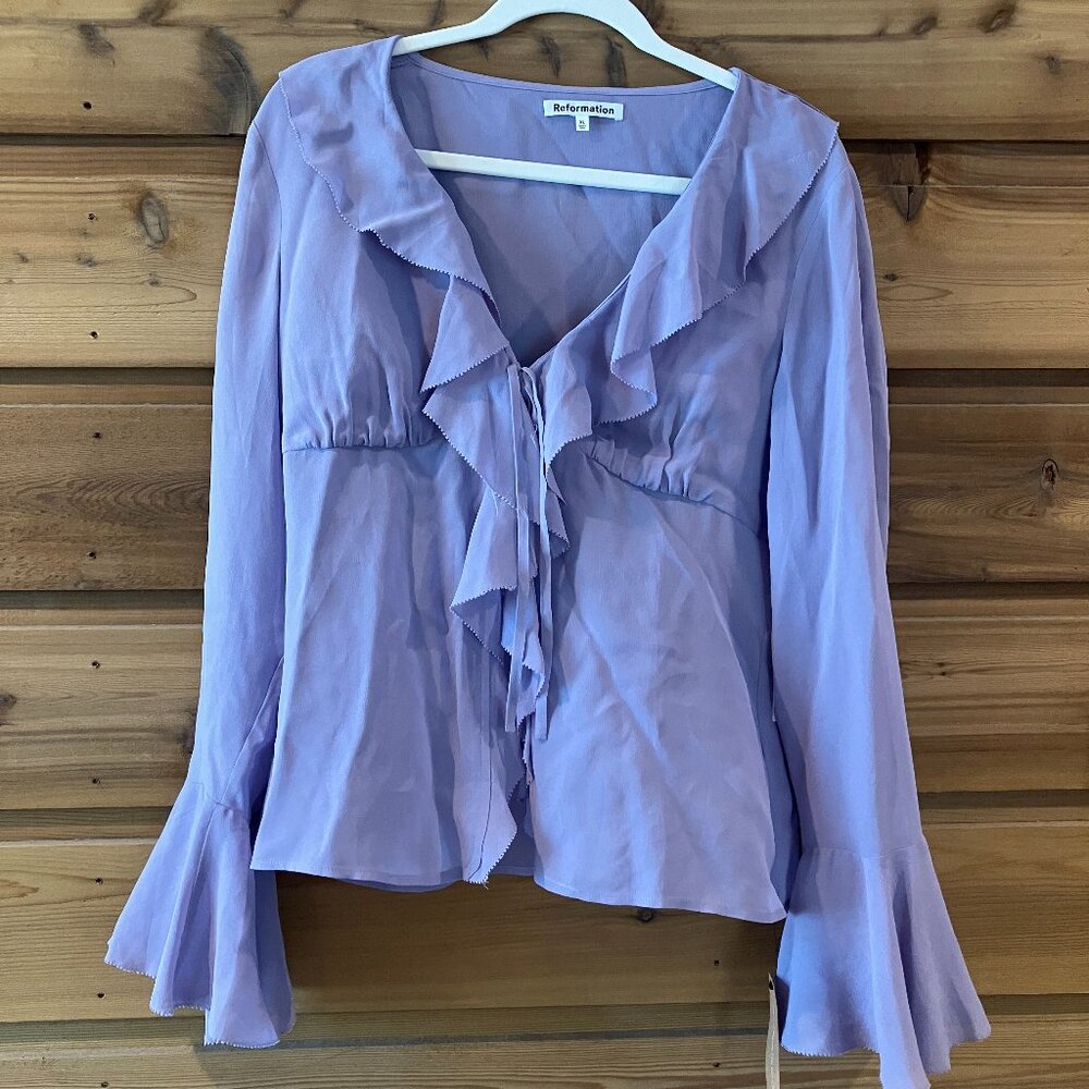Reformation Lissy Top in color Aura